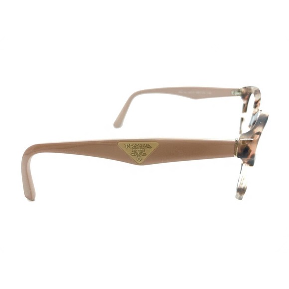 Prada VPR 11R ROJ-1O1 Tortoise Pink Brown Eyeglasses Frames 52-17 140 Italy - Picture 4 of 12